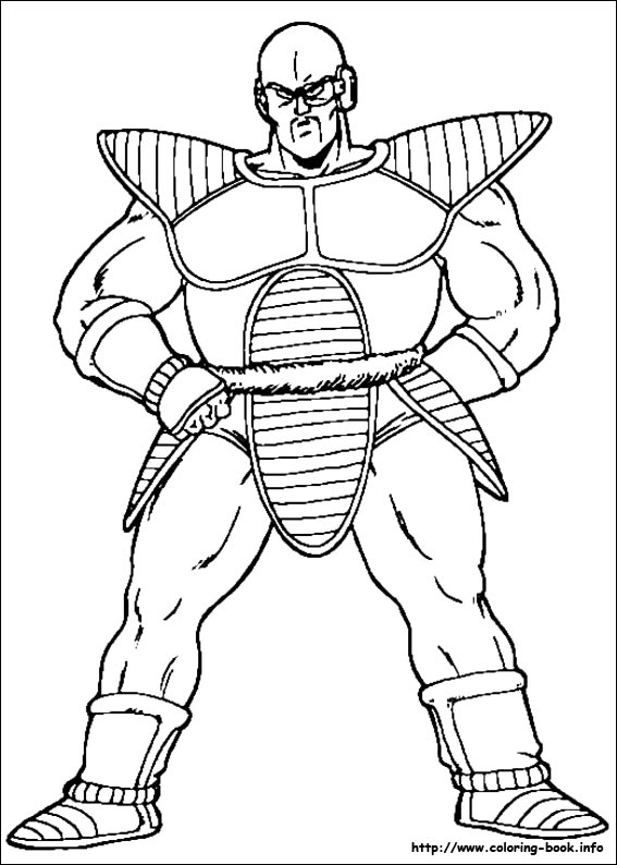 Dragon Ball Z coloring picture